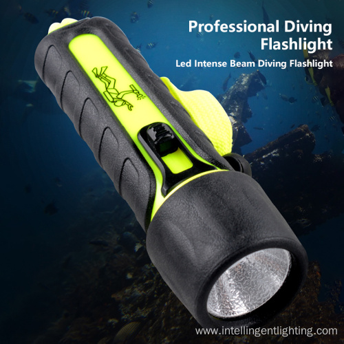 LED Underwater Scuba Flashlight Diving Torch Light